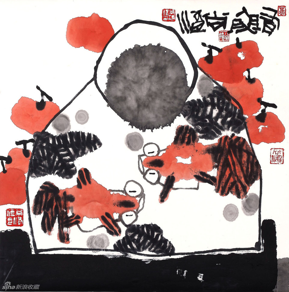 有鱼 68x68cm